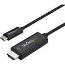StarTech 3ft (1m) USB C to HDMI Cable - 4K 60Hz USB Type C DP Alt Mode to HDMI 2.0 Video Display Adapter Cable - Works w/Thunderbolt 3