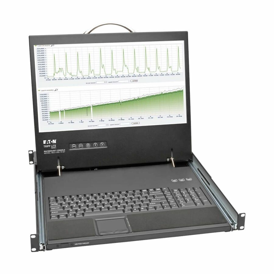 Tripp Lite by Eaton 1U Rack-Mount Console with 19-in. LCD Short-Depth; TAA Compliant
