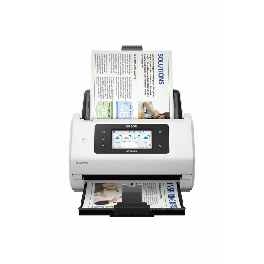 Epson WorkForce DS-900WN Cordless Sheetfed Scanner - 600 x 600 dpi Optical