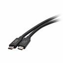 C2G 3.3ft (1m) USB 4.0 USB-C to C (48V 5A) 240W Charging Cable - Black
