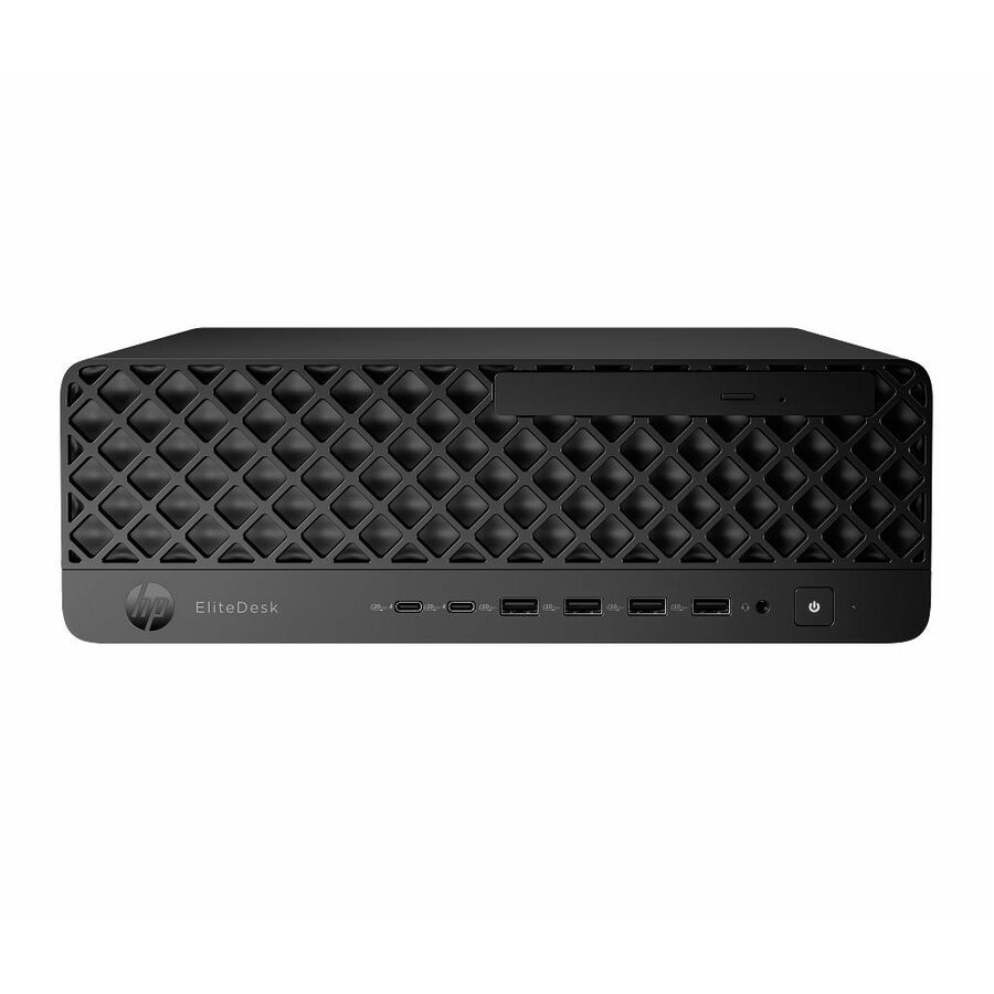 HP EliteDesk 8 G1i Desktop Computer - Intel Core Ultra 7 265 - vPro Technology - 16 GB - 512 GB SSD - Small Form Factor - Jack Black - Smart Buy