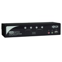 Eaton Tripp Lite Series 4-Port KVM Switch with Audio, OSD and Peripheral Sharing