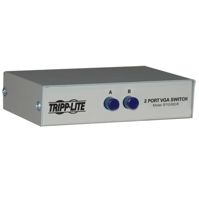 Eaton Tripp Lite Series 2-Port Manual VGA/SVGA Video Switch (3x HD15F)