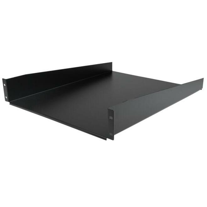 StarTech 2U Server Rack Cabinet Shelf, Fixed 22" Deep Cantilever Rackmount Tray for 19" AV/Network Enclosure w/Cage Nuts/Screws, TAA