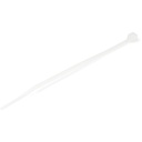 StarTech 4"(10cm) Cable Ties, 7/8"(22mm) Dia, 18lb(8kg) Tensile Strength, Nylon Self Locking Zip Ties, UL Listed, 100 Pack, White, TAA
