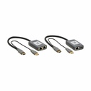 Eaton Tripp Lite Series 1-Port HDMI over Cat6 Extender Kit, Pigtail Transmitter/Receiver, 4K 60 Hz, HDR, 4:4:4, 230 ft. (70.1 m), TAA