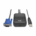 Tripp Lite by Eaton KVM Console to USB 2.0 Portable Laptop Crash Cart Adapter with File Transfer and Video Capture 1920 x 1200 @ 60 Hz