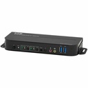 Eaton Tripp Lite Series 2-Port HDMI/USB KVM Switch - 4K 60 Hz, HDR, HDCP 2.2, IR, USB Sharing, USB 3.0 Cables