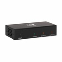 Eaton Tripp Lite Series 2-Port HDMI Splitter - 4K @ 60 Hz, 4:4:4, Multi-Resolution Support, HDR, HDCP 2.2, TAA