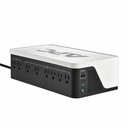 APC Back-UPS, 900VA/540W, Floor/Wall Mount, 120V, 8x NEMA 5-15R outlets, USB Type A + C Ports