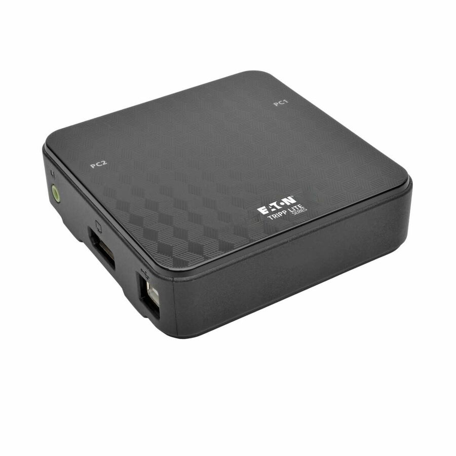 Tripp Lite by Eaton 2-Port DisplayPort KVM Switch 4K 60 Hz with Audio Cables and USB Peripheral Sharing