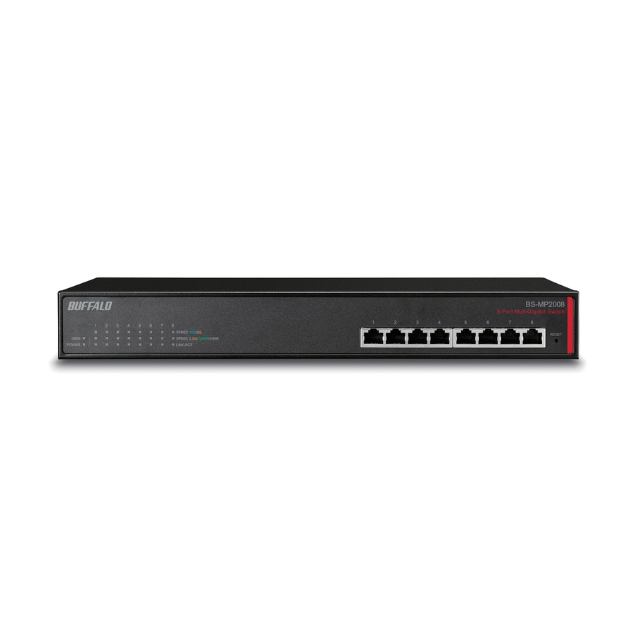 Buffalo Multi-Gigabit 8 Ports Business Switch (BS-MP2008)