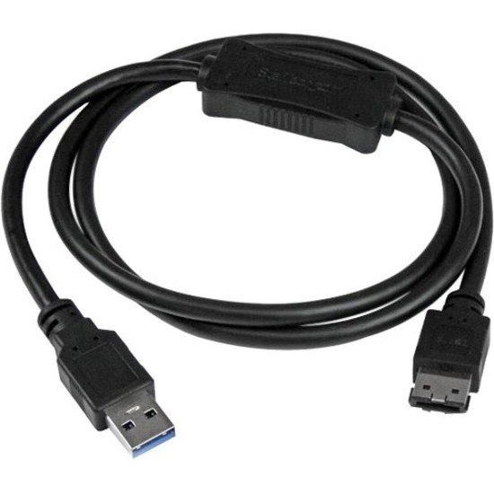 StarTech USB 3.0 to eSATA HDD / SSD / ODD Adapter Cable - 3ft eSATA Hard Drive to USB 3.0 Adapter Cable - SATA 6 Gbps