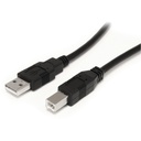 StarTech 9 m / 30 ft Active USB A to B Cable - M/M - Black USB 2.0 A to B Cord - Printer Cable - Extension USB Cable (USB2HAB30AC)