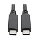 Eaton Tripp Lite Series USB-C Cable (M/M) - USB 3.2, Gen 2 (10 Gbps), 5A (100W) Rating, Thunderbolt 3 Compatible, 3 ft. (0.91 m)