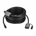 Tripp Lite series USB 3.2 Gen 1 Active Extension Cable w USB-C Charging USB-C to USB-C M/F 5 Gbps Data Only, 10M