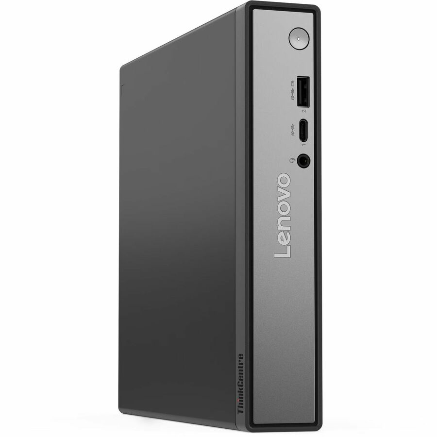 Lenovo ThinkCentre neo 50q QC 13C8000YUS Desktop Computer - Qualcomm Snapdragon X X1-26-100 - 16 GB - 256 GB SSD - Tiny - Eclipse Black