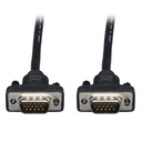 Eaton Tripp Lite Series Low-Profile VGA High-Resolution RGB Coaxial Cable (HD15 M/M), 15 ft. (4.57 m)