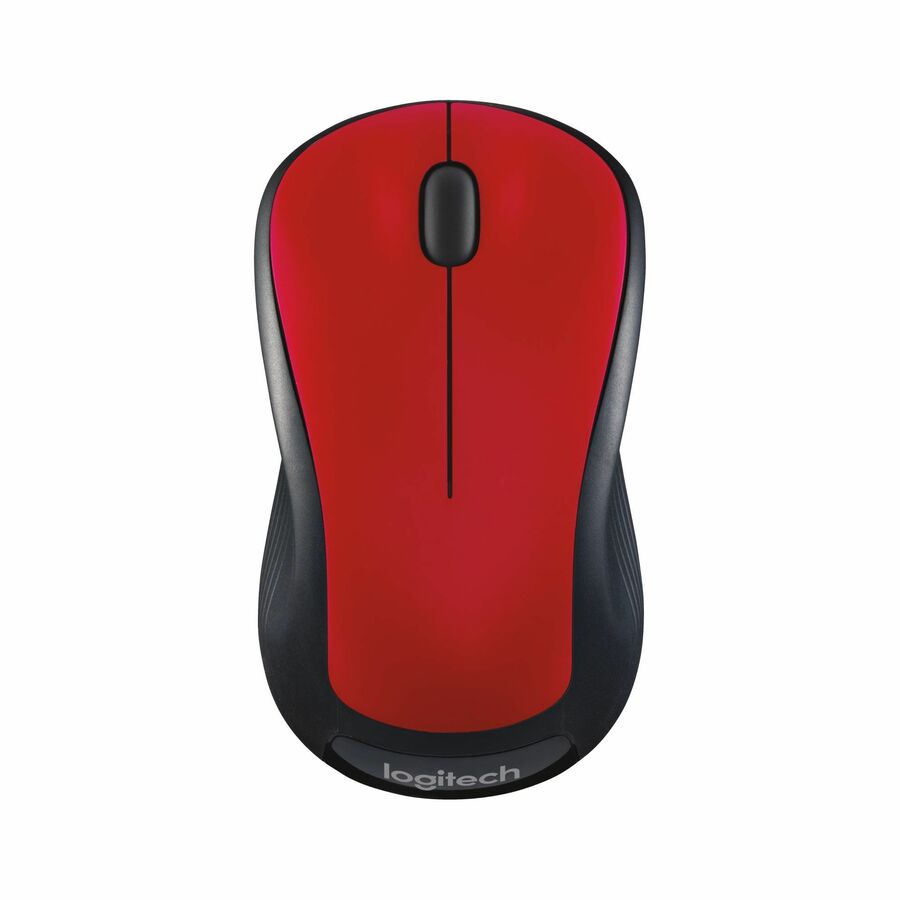 Logitech M310 Wireless Mouse, 2.4 GHz with USB Nano Receiver, 1000 DPI Optical Tracking, 18 Month Battery, Ambidextrous, Compatible with PC, Mac, Laptop, Chromebook (FLAME RED GLOSS)