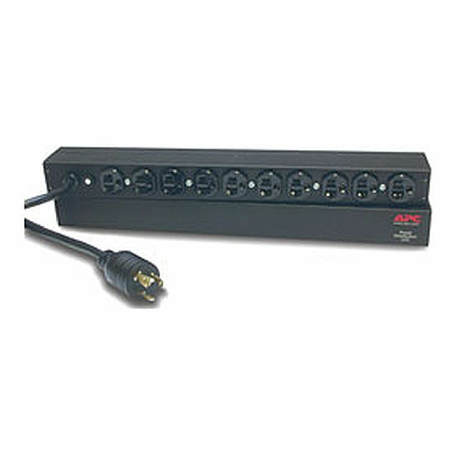 APC NetShelter Basic Rack PDU, 1U, 20A, 120V, 10 NEMA 5-20 outlets, L5-20P inlet