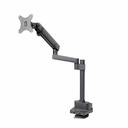 StarTech Desk Mount Monitor Arm, Up to 40inch Screen/17.6lb (8kg), Mechanical Spring-Assisted Arm, C-Clamp/Grommet, VESA 75x75/100x100