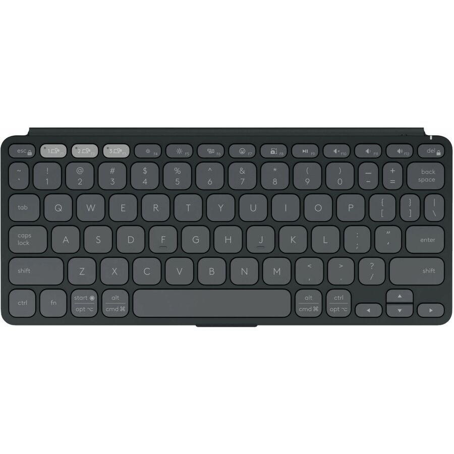 Logitech Keys-To-Go 2 Portable Bluetooth Keyboard for Tablet With Built-in Cover, Slim and Compact Wireless Keyboard for Windows, Android, Linux, iPad, iPhone, Mac, Apple TV (Graphite)