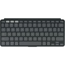 Logitech Keys-To-Go 2 Portable Bluetooth Keyboard for Tablet With Built-in Cover, Slim and Compact Wireless Keyboard for Windows, Android, Linux, iPad, iPhone, Mac, Apple TV (Graphite)