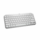 Logitech MX Keys Mini for Mac Minimalist Wireless Illuminated Keyboard, Bluetooth, Backlit Keys, USB-C, Metal Build, Pale Grey