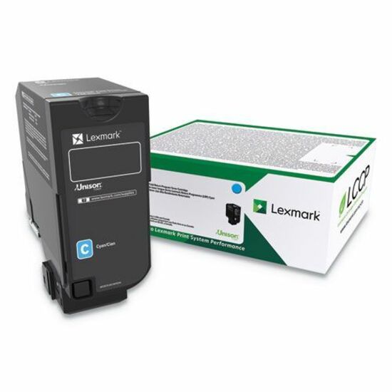 Lexmark Original High Yield Laser Toner Cartridge - Cyan Pack