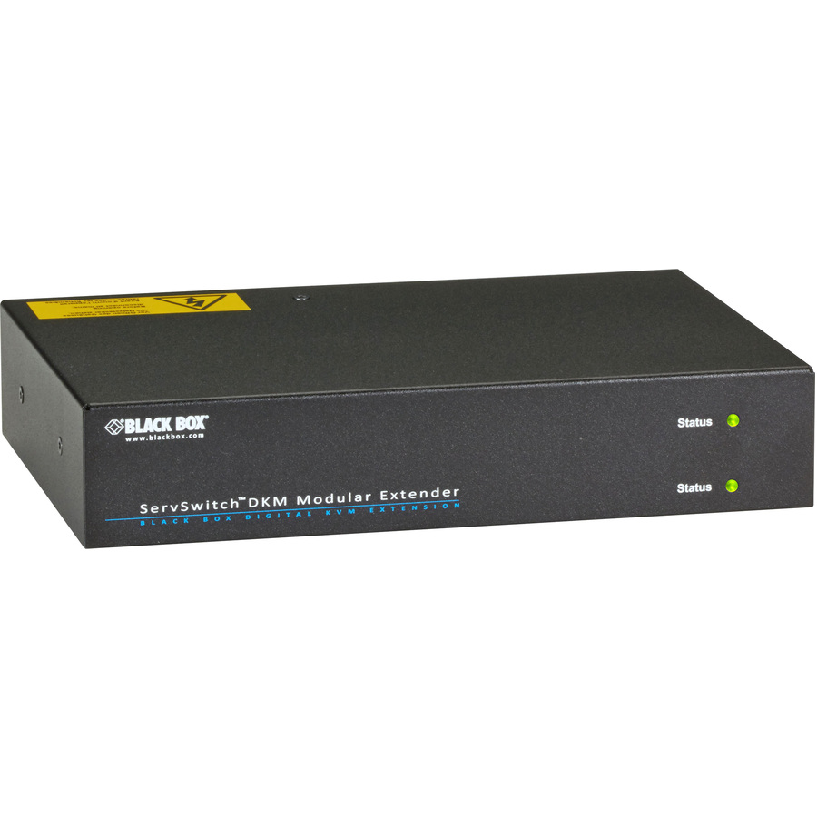 Black Box DKM FX Extender Modular Housing, 2-Slot Chassis with Integrated Power Supply