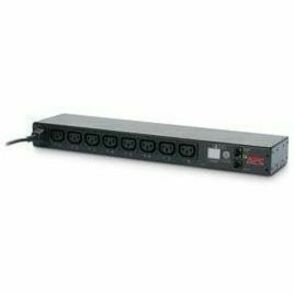 APC NetShelter Switched Rack PDU, 1U, 1PH, 2.3kW 230V 10A or 2.5kW 208V 12A, 8 C13 outlets, C14 cord