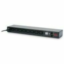 APC NetShelter Switched Rack PDU, 1U, 1PH, 2.3kW 230V 10A or 2.5kW 208V 12A, 8 C13 outlets, C14 cord