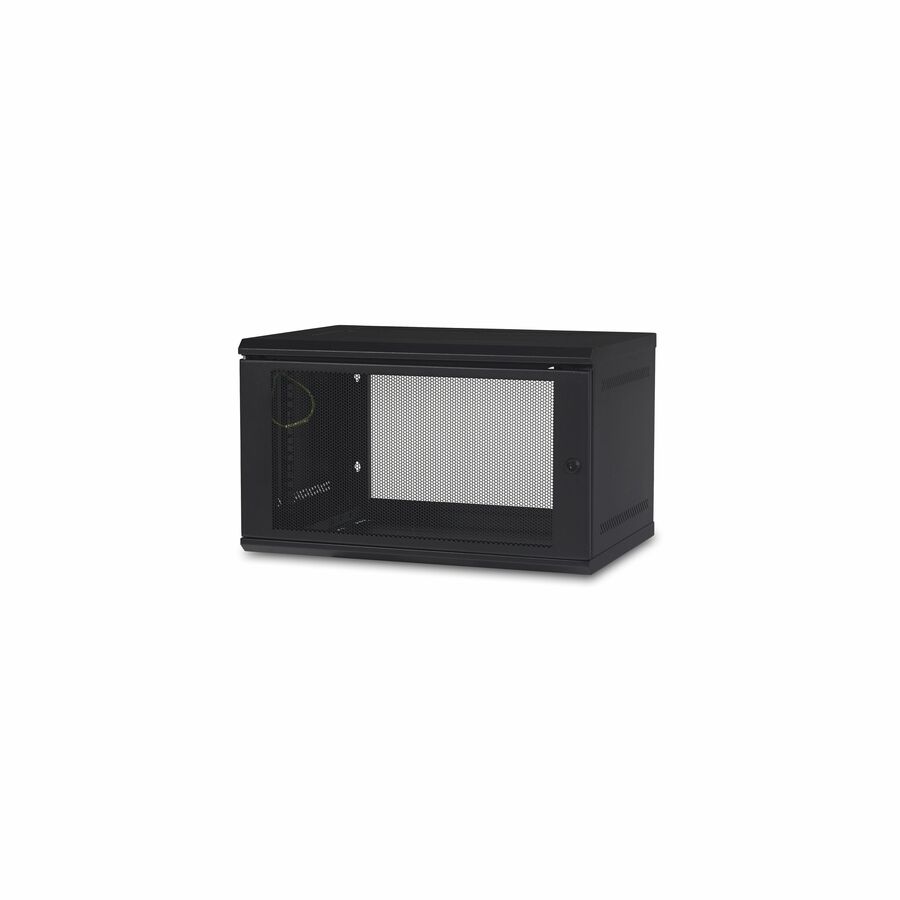 APC NetShelter 6U Wallmount Rack Enclosure Cabinet, Single Hinged, Switch Depth, Unassembled