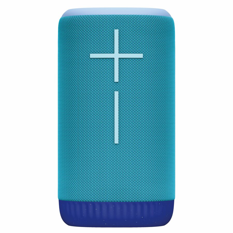 ULTIMATE EARS EVERBOOM Wireless Bluetooth Portable Speaker, Big Bass and Immersive 360-Degree Sound, Floatable Waterproof Speaker IP67, up to 20-Hour Battery and 180 ft (55 m) Range, Blue
