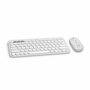 Logitech Pebble 2 Combo for Mac, Wireless Keyboard and Mouse, Slim, Quiet and Portable, Tonal White