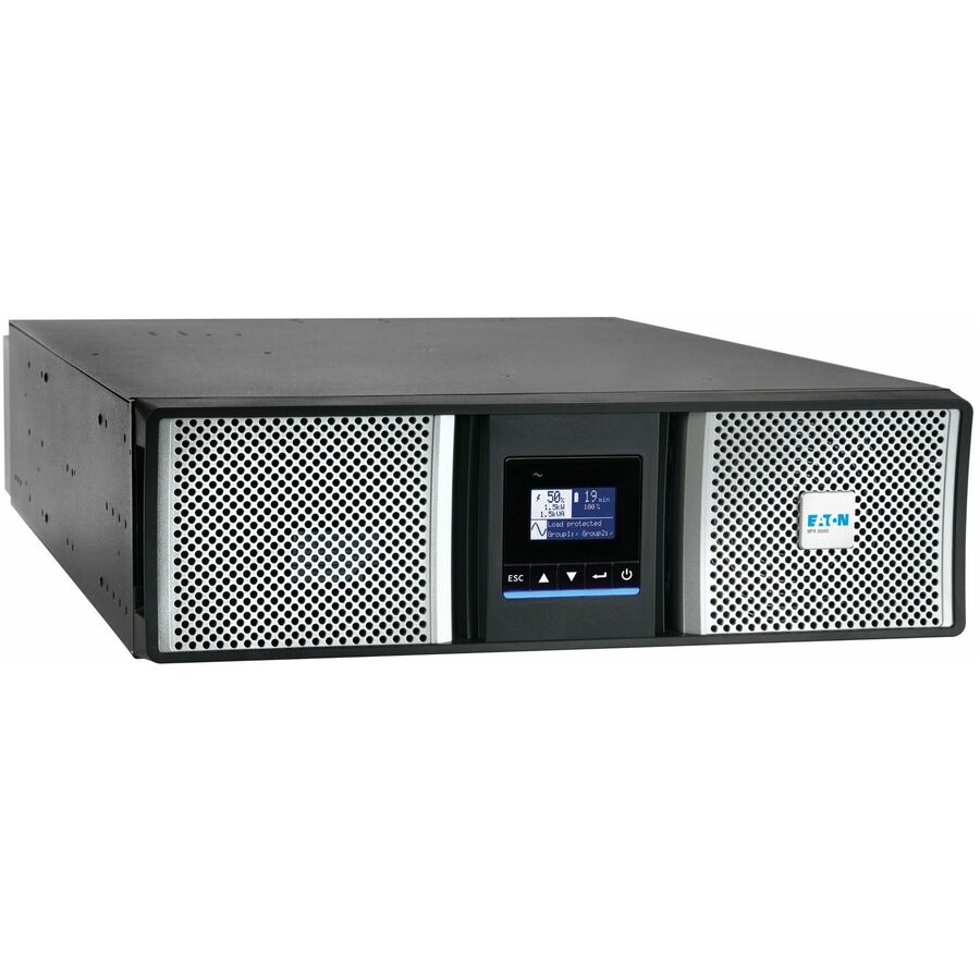 Eaton 9PX G2 3000VA 3000W 208V Online Double-Conversion UPS - L6-30P or Hardwired Input, 2 L6-20R, 2 L6-30R, Hardwired Output, Cybersecure Network Card, Extended Run, 3U Rack/Tower