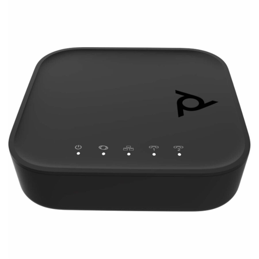 Poly ATA 402 2FXS Voice Port VoIP Adapter with Open SIP and Power Supply