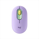 Logitech POP Mouse, Compact and Portable Wireless Bluetooth Mouse With Programmable Buttons and Quiet Clicks, Lilac