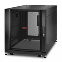 APC NetShelter SX, Server Rack Enclosure, 12U, Black, 658H x 600W x 1070D mm [TAA]