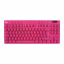 Logitech G PRO X TKL RAPID Tenkeyless Wired Gaming Keyboard With Magnetic Analog Switches, Rapid Trigger Mode, Adjustable Actuation, and Customizable RGB Lighting, Magenta