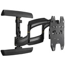 Chief 18" Medium Wall Mount Monitor Arm - For Monitors 32-65" - Black