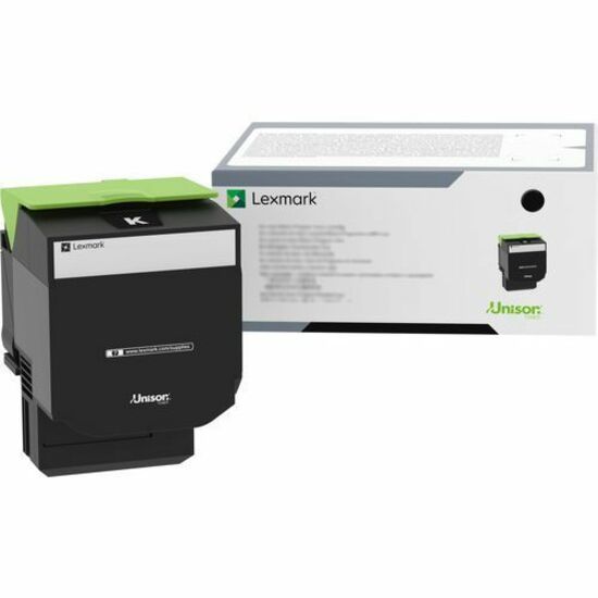 Lexmark High Yield Laser Toner Cartridge - Black - 1 Pack