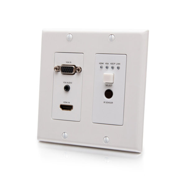 C2G HDBaseT HDMI Extender + VGA, 3.5mm, RS232, and IR over Cat Transmitter