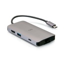C2G USB C Dock with HDMI, USB, Ethernet, SD, USB C & Power up to 100W