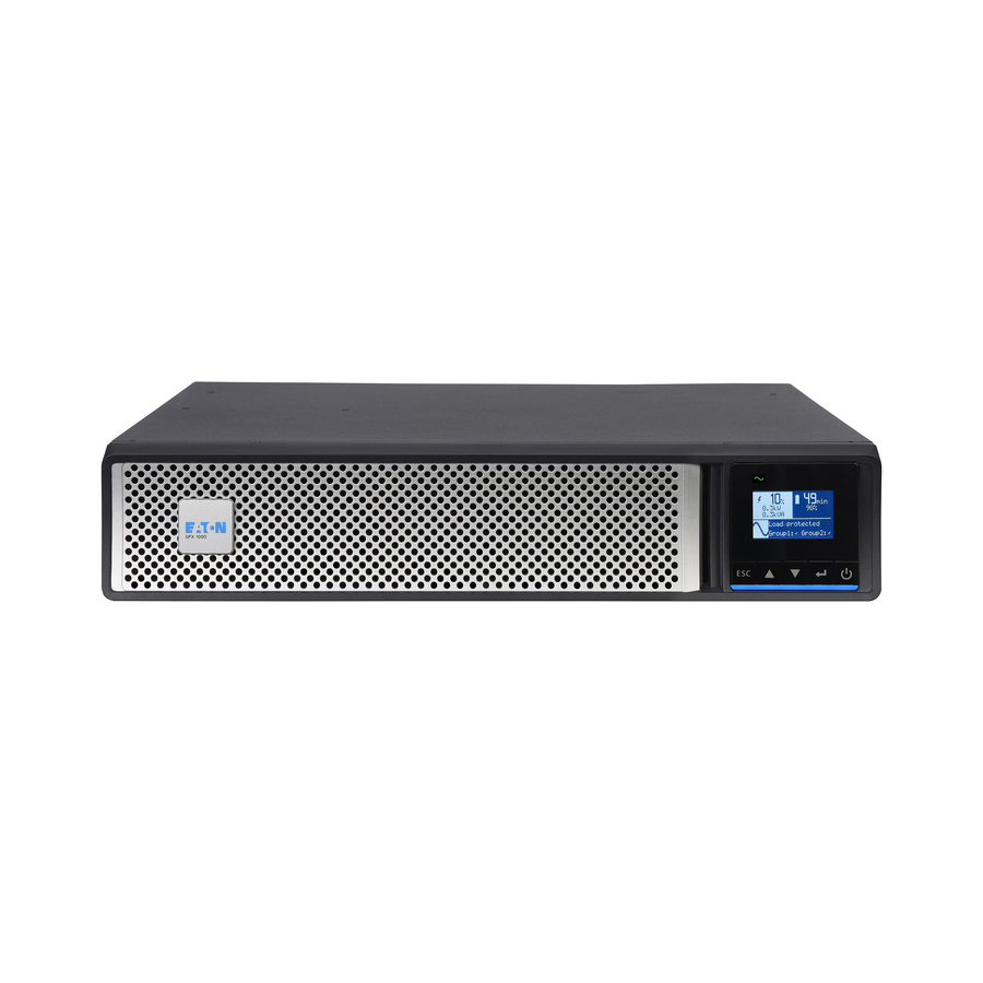 Eaton 5PX G2 1000VA 1000W 120V Line-Interactive UPS - 8 NEMA 5-15R Outlets, Cybersecure Network Card Included, Extended Run, 2U Rack/Tower
