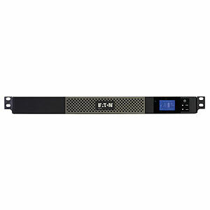 Eaton 5P 850VA 600W 230V Line-Interactive UPS, C14 Input, 4 C13 Outlets, True Sine Wave, Cybersecure Network Card Option, 1U
