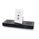 C2G HDMI HDBaseT + USB-B, RS232 Wall Plate Transmitter to Box Receiver Kit