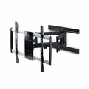 StarTech Ultra-Slim Articulating TV Wall Mount for up to 65inch and 99lb/45Kg Flat Screens, VESA 600x400, TAA Low-Profile Bracket