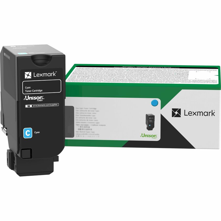 Lexmark Unison 735 Original Laser Toner Cartridge - Cyan - 1 Each