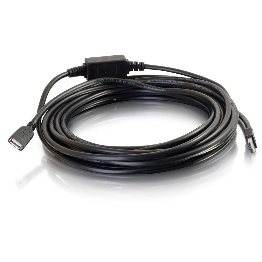 C2G 32ft USB to USB Extension Cable - USB A to USB A - Active - M/F